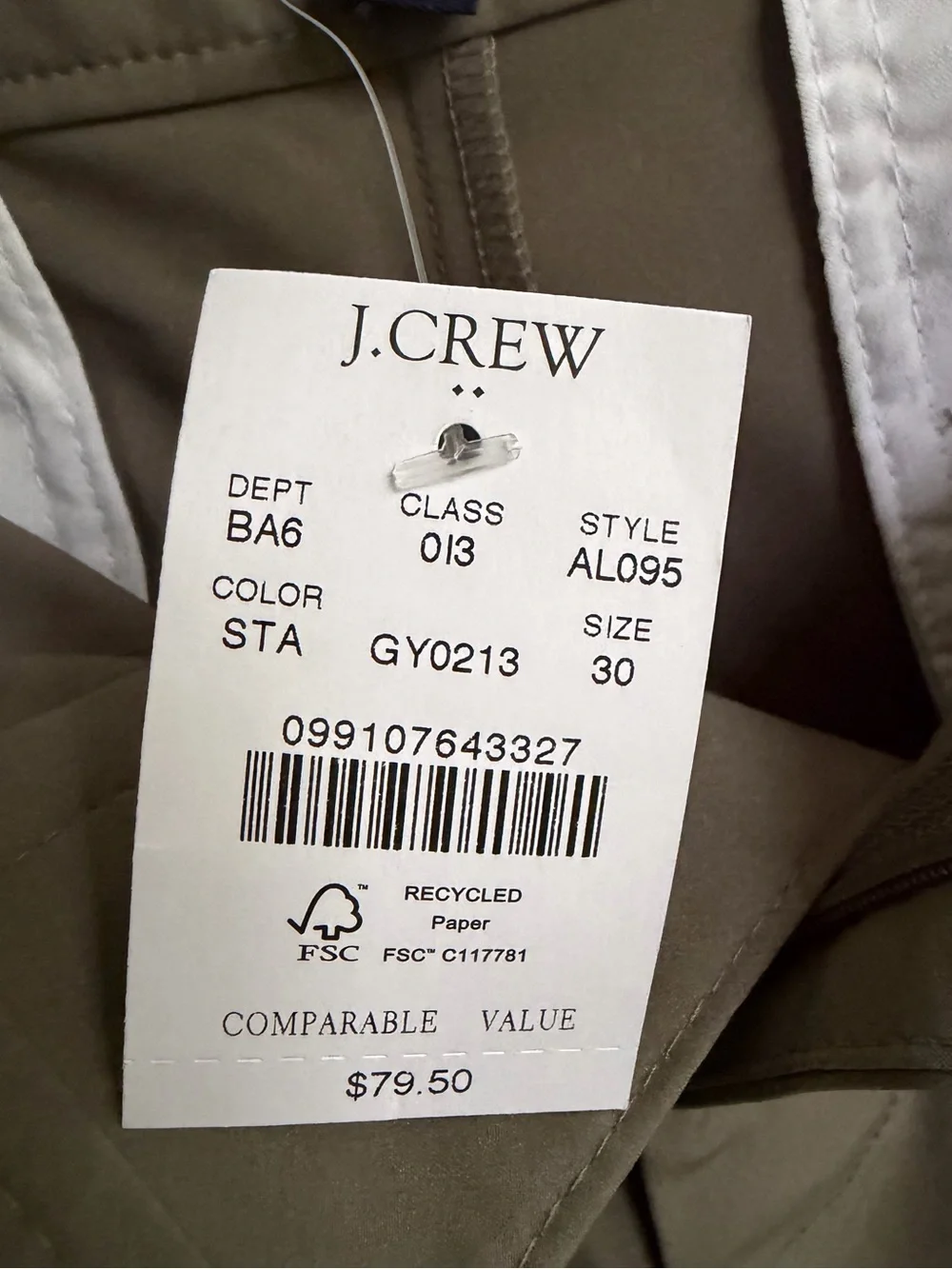 J. Crew shorts